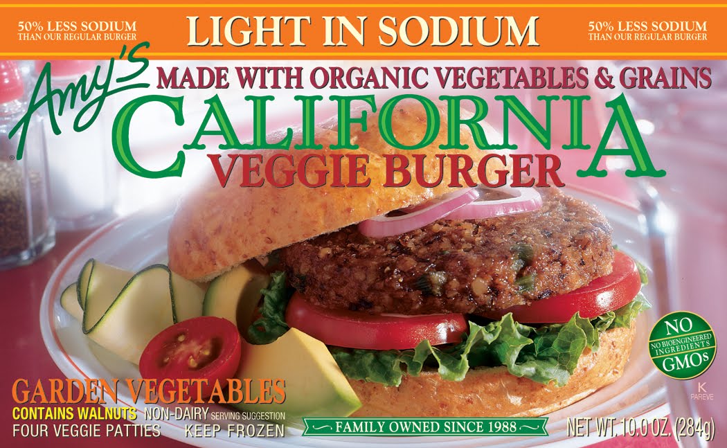 amy's low sodium frozen meals